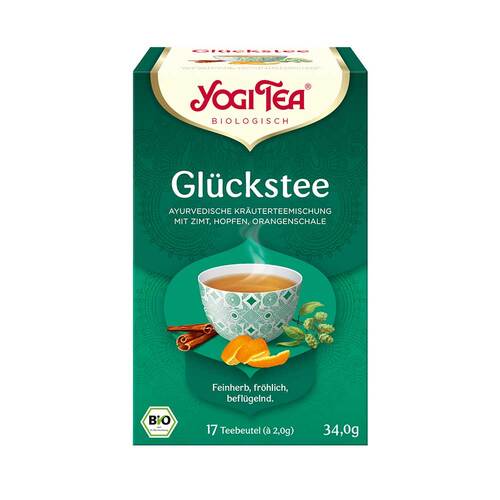 Yogi Tea Gl&uuml;ckstee Bio Filterbeutel - 1