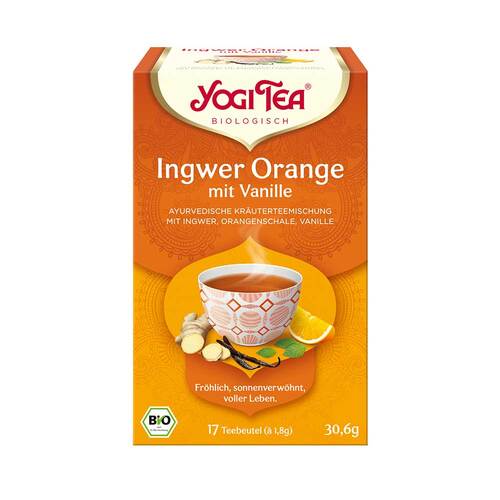 Yogi Tea Ingwer Orange mit Vanille Bio Filterbeutel  - 1