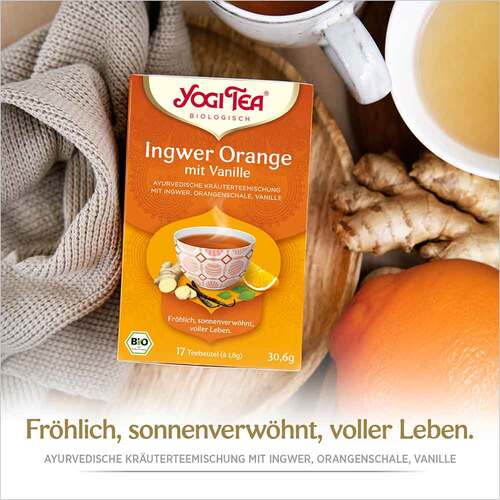 Yogi Tea Ingwer Orange mit Vanille Bio Filterbeutel  - 2