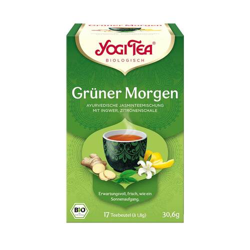 Yogi Tea Gr&uuml;ner Morgen Bio Filterbeutel - 1