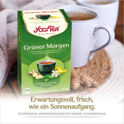 Yogi Tea Gr&uuml;ner Morgen Bio Filterbeutel - 2