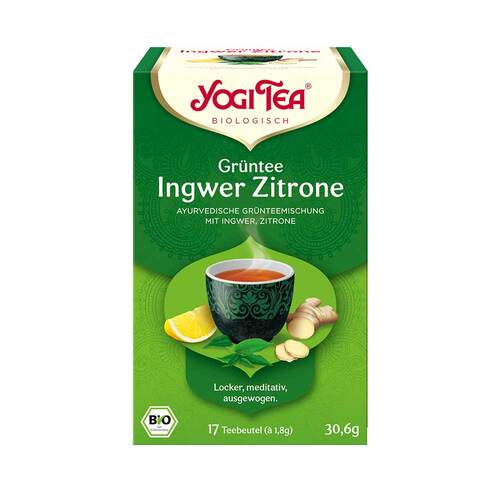 Yogi Tea Gr&uuml;ntee Ingwer Zitrone Bio Filterbeutel - 1