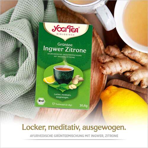 Yogi Tea Gr&uuml;ntee Ingwer Zitrone Bio Filterbeutel - 2