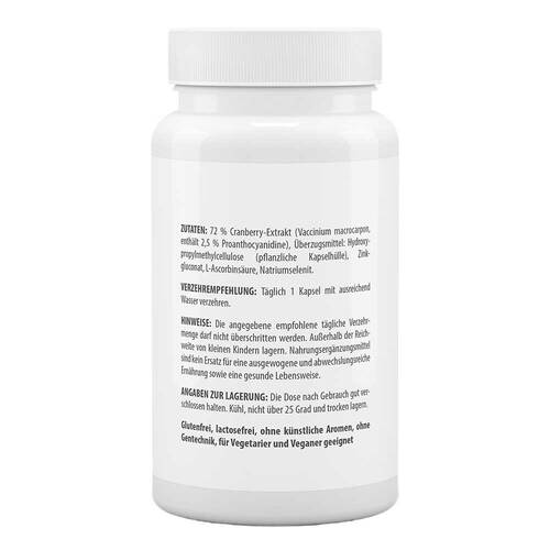 Cranberry Vitamin C + Selen+Zink Kapseln - 2