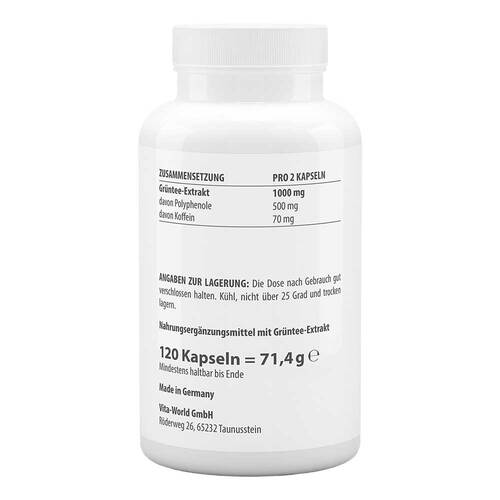 Gr&uuml;ntee Extrakt 500 mg Kapseln - 2