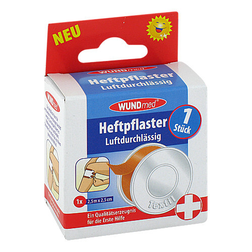 HEFTPFLASTER Textil 2,5 cmx2,5 m - 1