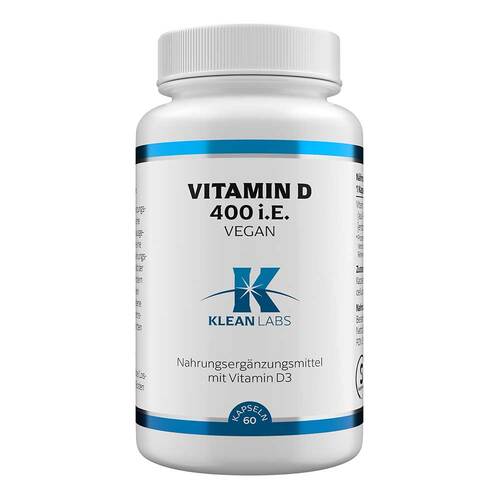 Vitamin D 400 I.E. Klean Labs Kapseln - 1