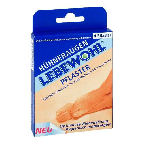 Lebewohl H&uuml;hneraugen Pflaster normal - 1