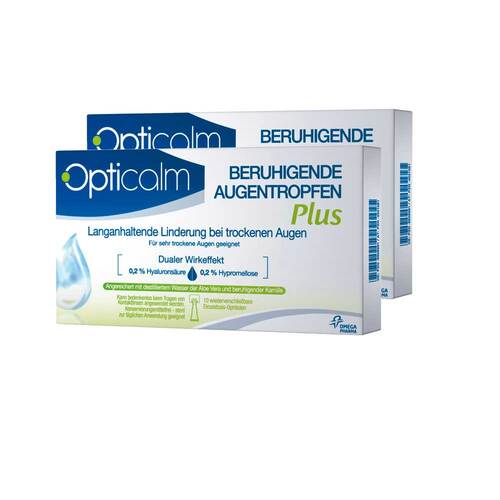 Opticalm beruhigende Augentropfen Plus in Einzeldosis  - 1