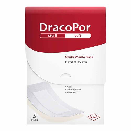 Dracopor Wundverband 8x15 cm steril - 1
