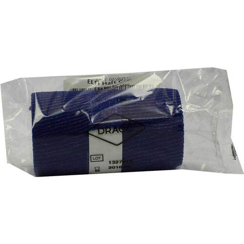 Dracoelfi haft color elastisch Fixierbinde 8 cmx4 m blau - 1