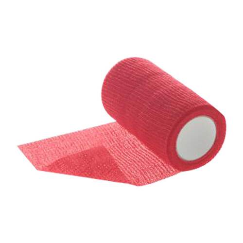 Dracoelfi haft color elastisch Fixierbinde 10 cmx4 m rot - 1
