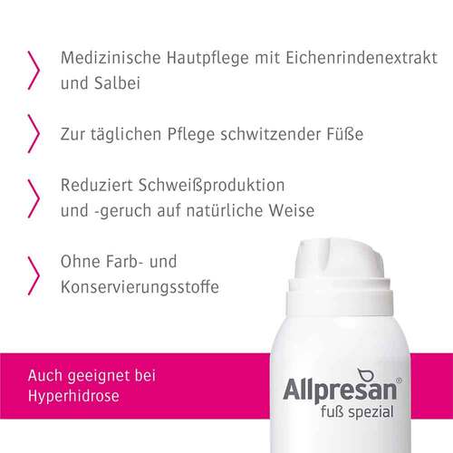 Allpresan Fu&szlig; spezial Nr.5 schwitzende F&uuml;&szlig;e Schaum - 3