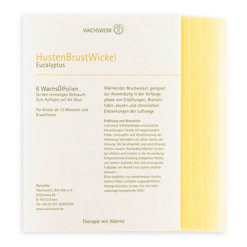 Husten Brust Wickel Eucalyptus - 2