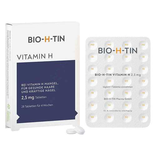 Bio-H-Tin Vitamin H 2,5 mg f&uuml;r 4 Wochen Tabletten - 1