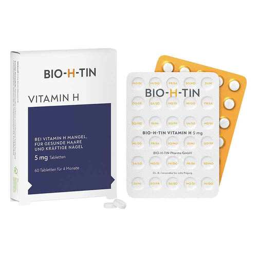 Bio-H-Tin Vitamin H 5 mg f&uuml;r 4 Monate Tabletten - 1