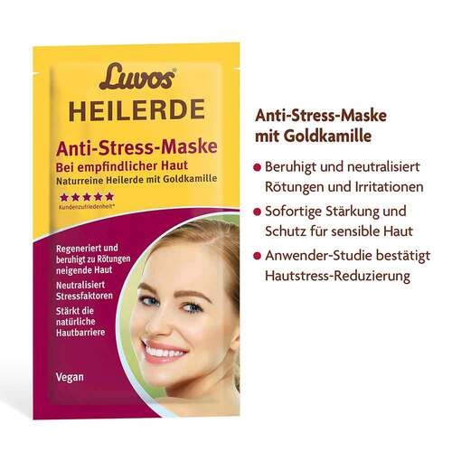 Luvos Heilerde Creme-Maske mit Goldkamille - 2