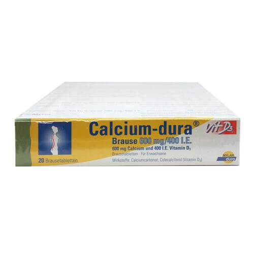Calcium Dura Vit D3 Brause 600 mg / 400 I.E. - 1