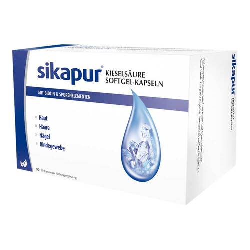 Sikapur Kiesels&auml;ure Softgel-Kapseln mit Biotin - 1