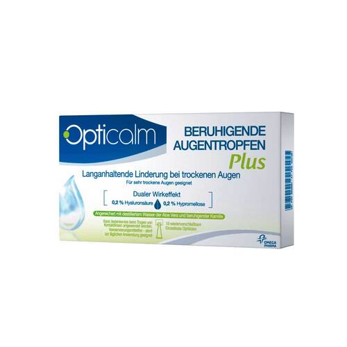 Opticalm beruhigende Augentropfen Plus in Einzeldosis  - 1