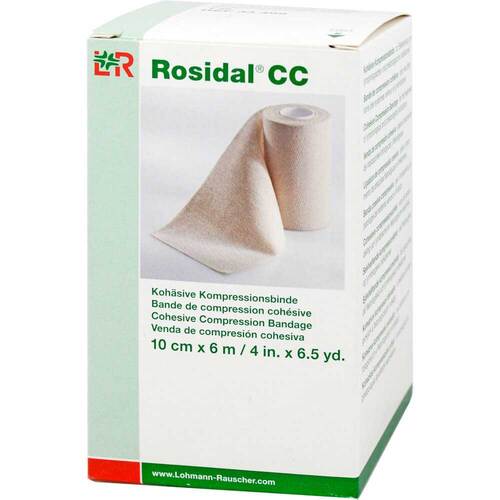 ROSIDAL CC koh&auml;sive Kompressionsbinde 10 cmx6 m - 1