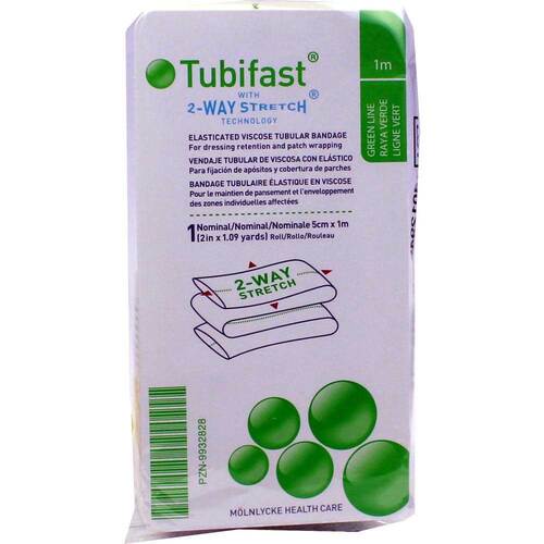 TUBIFAST 2-Way Stretch 5 cmx1 m gr&uuml;n - 1