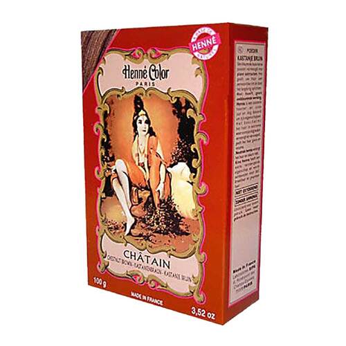 Henna Color Pulver kastanienbraun Chatain - 1