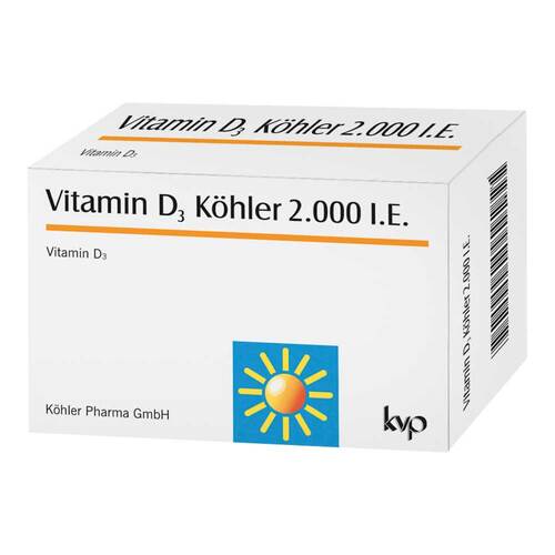 Vitamin D3 K&ouml;hler 2.000 I.E. Kapseln - 1