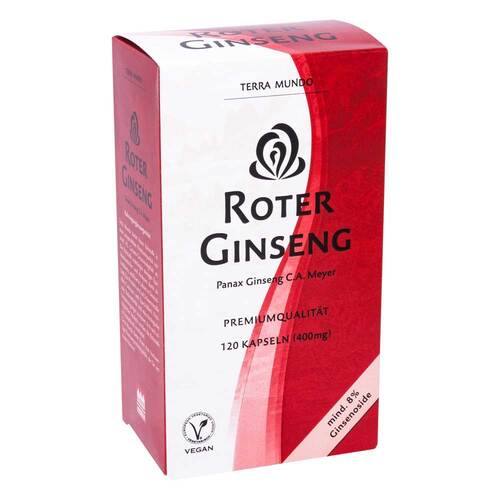 Roter Ginseng 400 mg 8% von Terra Mundo Kapseln - 1
