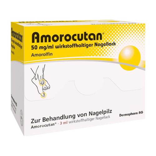 Amorocutan 50 mg / ml wirkstoffhaltiger Nagellack - 1