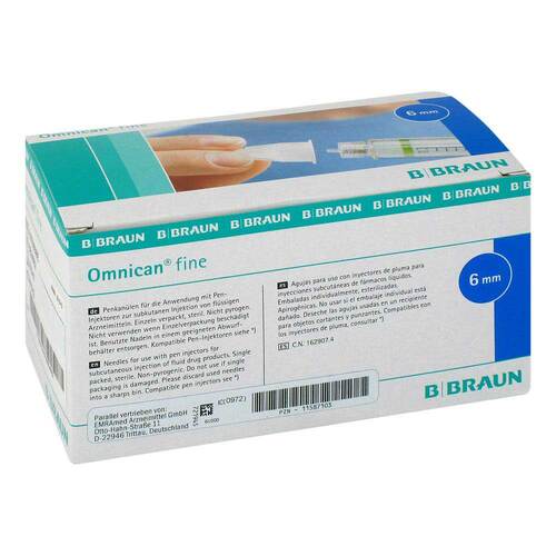 OMNICAN fine Pen Kan&uuml;le 31 G 0,25x6 mm - 1