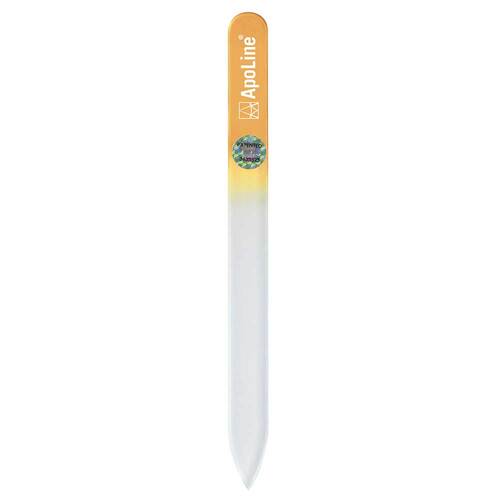 Apoline Nagelfeile Glas 14 cm orange - 1