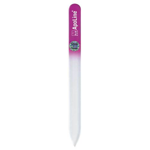Apoline Nagelfeile Glas 14 cm pink - 1