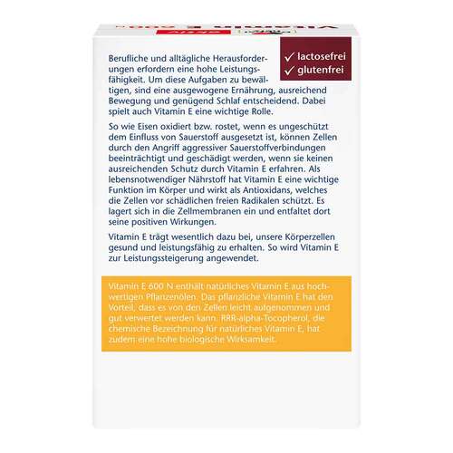 Doppelherz aktiv Vitamin E 600 N Weichkapseln - 2