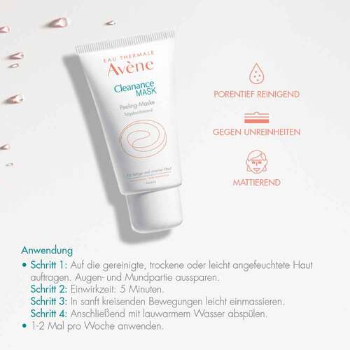 AVENE Cleanance MASK Peeling Maske - 4