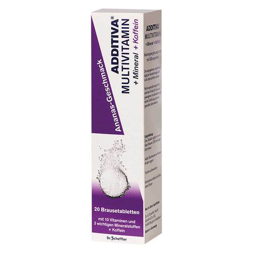 Additiva Multivitamin + Mineral+CoffeinAnanas R Brausetabletten  - 1