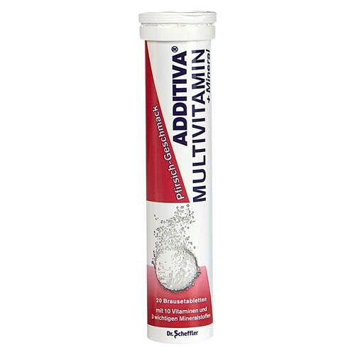 Additiva Multivitamin + Mineral Pfirsich R Brausetabletten  - 2