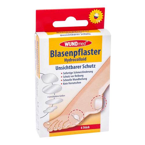 BLASENPFLASTER hydrocolloid 4 Gr&ouml;&szlig;en transparent - 1