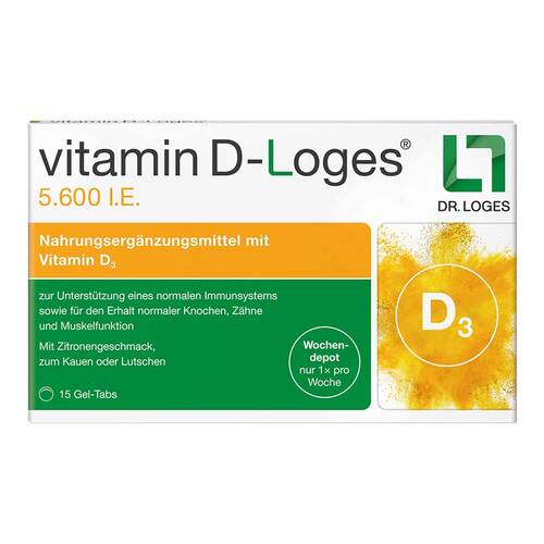 Vitamin D-Loges 5.600 I.E. Wochendepot Kautabletten  - 1
