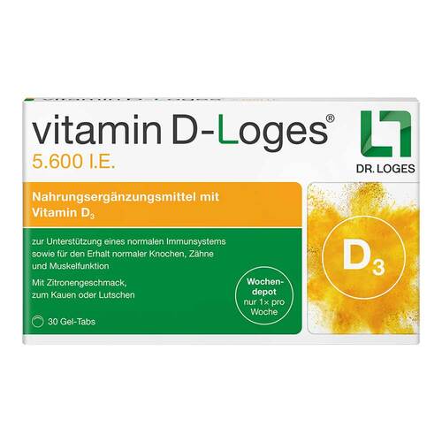 Vitamin D-Loges 5.600 I.E. Wochendepot Kautabletten  - 1