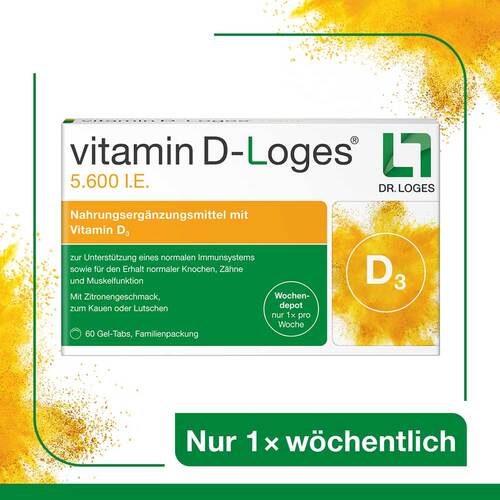 Vitamin D-Loges 5.600 I.E. Wochendepot Kautabletten  - 2