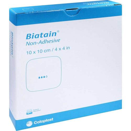 BIATAIN Schaumverband 10x10 cm nicht haftend - 1