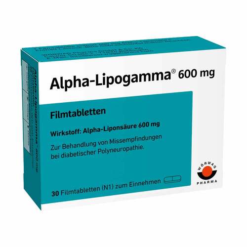 Alpha-Lipogamma 600 mg Filmtabletten - 1