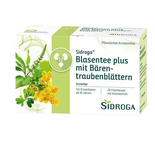 Sidroga Blasentee plus mit B&auml;rentraubenbl&auml;ttern - 1