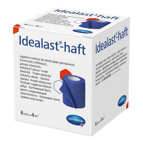 Idealast-haft color Binde 6 cmx4 m blau - 1