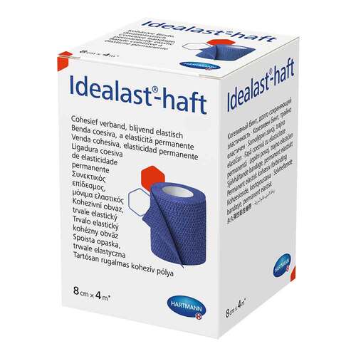 Idealast-haft color Binde 8 cmx4 m blau - 1