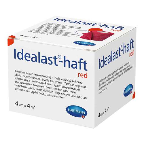 Idealast-haft color Binde 4 cmx4 m rot - 1