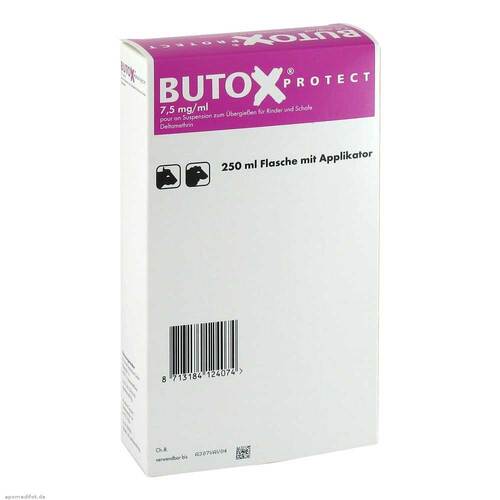 Butox Protect 7,5mg / ml pour on Suspension z.&Uuml;berg.Ri + Sch. - 1