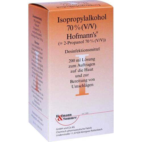 Isopropylalkohol 70% V / V Hofmann's - 1