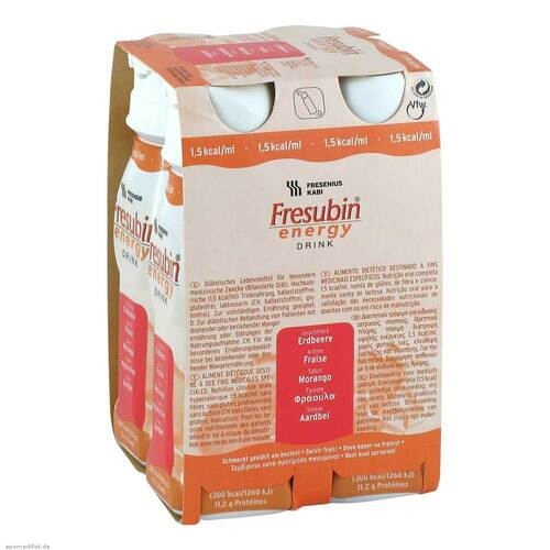 FRESUBIN ENERGY DRINK Erdbeere Trinkflasche - 1